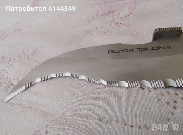 Сгъваем нож Cold Steel Black talon 2, снимка 4 - Ножове - 46426563