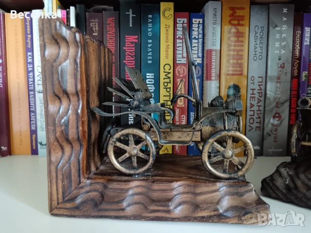 Подпори/стопери за книги с ретро автомобили , снимка 6 - Антикварни и старинни предмети - 50964233