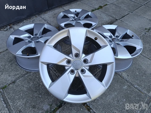 ОРИГИНАЛНИ джанти 17 ' 5x112 57,1 АУДИ TT A3 A4 / VW GOLF TOURAN SKODA