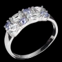 925 сребърени пръстени с Topaz, гранат, аквамарин, танзанит, , снимка 8