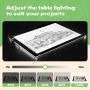 RTjoy A4 LED Light Tracing Pad,регулируема светлинна USB дъска за деца, снимка 4