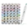 Ohuhu Oahu-01 Art Markers Set-перманентни маркери, комплект 48 пастелни цвята, снимка 2