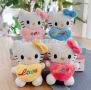 Плюшена играчка Ключодържател Hello Kitty, Мек ключодържател коте Кити, снимка 4