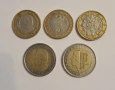 Лот от 5 бр евро монети 1€ и 2€ Испания, Германия, Франция, Нидерландия, снимка 2