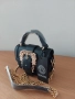 Луксозена черна чанта-VL456S, снимка 3