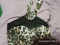 Леопардова къса рокля/туника от Goddess London, снимка 5