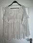 Разкошна нова елегантна  бяла  блуза вълнообразни акценти волани, снимка 2