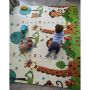 4137 Сгъваемо детско килимче за игра, топлоизолиращо 180x200x1cm - Жираф и Цифри, снимка 11