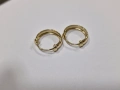 Златни обеци 14К 585 / 1,28 гр., снимка 2