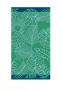 Плажна кърпа Green Blue Tropical Leaves Sandfree Бързосъхнеща 75x150см, снимка 1