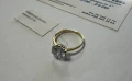 Златен пръстен 2.1гр - Размер - 54 , снимка 2