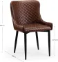 ПРОМОЦИЯ Елегантни трапезни столове от висококачествена изкуствена кожа C-U-DC-0146BR, снимка 2