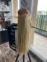 Натурални Екстеншъни Комплект от 200 грама Коса / 70 см, Дълги Прави Екстеншъни Цвят Естествено Рус, снимка 1 - Аксесоари за коса - 45434854