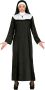 FIESTAS GUIRCA NUN Модна рокля на монахиня, костюм за възрастни жени, размер М