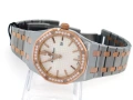Audemars Piguet Royal Oak 33mm Two Tone White Diamond Дамски Различни Цветове, снимка 4