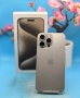 Apple iPhone 15 Pro Max, 256GB, 5G, Natural Titanium + подарък оригинален адаптер Apple , снимка 4
