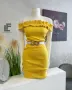 Рокля LFS Basic MustHaves Yellow , снимка 3