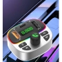 FM трансмитер Блутут Digital One SP01131, Q-C668, Bluetooth 5.3,2xUSB+TypeC, 25W, Quick charge, снимка 3