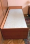 Единично легло 90х195 с двулицев матрак, рамка и чекмеджета, снимка 2