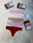 Дамско Бельо В Кутия Бразилки - Налични Различни Цветове Код E157, снимка 3