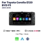7″ Android мултимедия за Toyota Corolla E120 (2000–2006) | CarPlay | GPS | Plug & Play, снимка 3