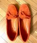 Дамски мокасини в оранжев цвят, снимка 1 - Дамски ежедневни обувки - 45383979