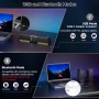 SENZER CS20 2 в 1 Bluetooth компютърни високоговорители за настолен компютър, USB Plug & Play, снимка 4