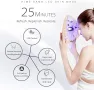 Професионална козметична маска за лице и шия HIME SAMA Led Skin Mask, Pro 7, снимка 3