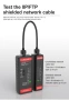  Професионален LAN кабелен тестер HABOTEST HT812 - RJ45/RJ11, CAT5/CAT6, LED индикатор , снимка 7