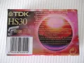 Видеокасета "TDK - HS30 - EC-30HSEN" нова, снимка 2