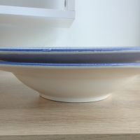 Комплект дълбоки керамични чинии за паста , снимка 3 - Чинии - 45384414