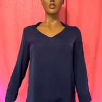ЧИСТО НОВА тъмно синя блуза MANGO , снимка 2 - Блузи с дълъг ръкав и пуловери - 45380196