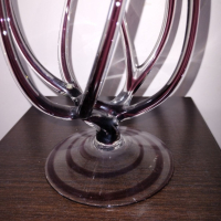Изключително красива ваза - купа Josephine. Стъкло. , снимка 4 - Други ценни предмети - 44979595