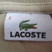 LACOSTE бежова тениска размер L., снимка 2 - Тениски - 45593134