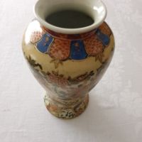Стара ваза за цветя порцелан маркирана РИСУВАНА, снимка 1 - Антикварни и старинни предмети - 45402226
