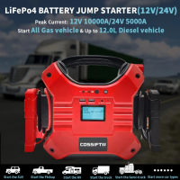 HD-311, Стартерно устройство Jump Starter 12V, 24V, 10000A, снимка 3 - Аксесоари и консумативи - 44950980