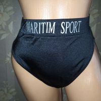 Maritim sport- L- Долнище на бански/ монокини с висока талия в черно, снимка 3 - Бански костюми - 45444568