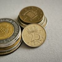 Монета - Нидерландия - 25 цента | 1971г., снимка 1 - Нумизматика и бонистика - 45718966