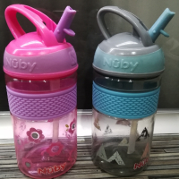 Детски шишета NUBY- 2в1/с вградена сламка, снимка 1 - Прибори, съдове, шишета и биберони - 45031874