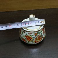 Стар български порцелан захарница кашмир , снимка 3 - Антикварни и старинни предмети - 45919230