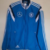 Adidas Deutschland DFB Trainingsjacke Gr. S Mercedes Benz blau Germany WM 2014., снимка 1 - Спортни дрехи, екипи - 45323926