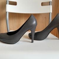Сиви дамски обувки на ток, снимка 2 - Дамски обувки на ток - 45556901