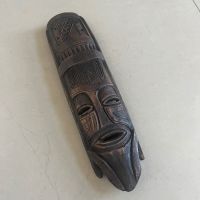 Стара дървена маска от леко дърво, снимка 1 - Декорация за дома - 45117894