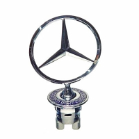 Емблема мерник за Mercedes / Мерцедес Silver, снимка 3 - Аксесоари и консумативи - 45059208