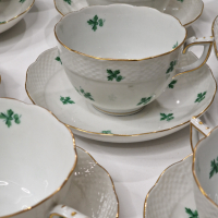 Herend Hungary Porcelain Tea set and pastry serving plates - Сервиз за чай сервиране на сладкиши, снимка 8 - Други - 44964109
