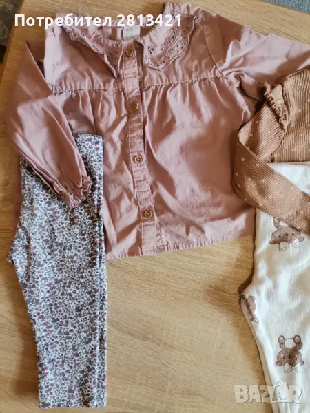 Детски дрешки и пантофи за момиче 86см , снимка 1