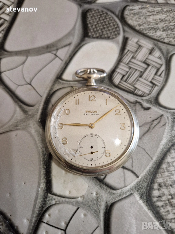 джобен часовник швейцарски favor ankre 15jevls, снимка 1