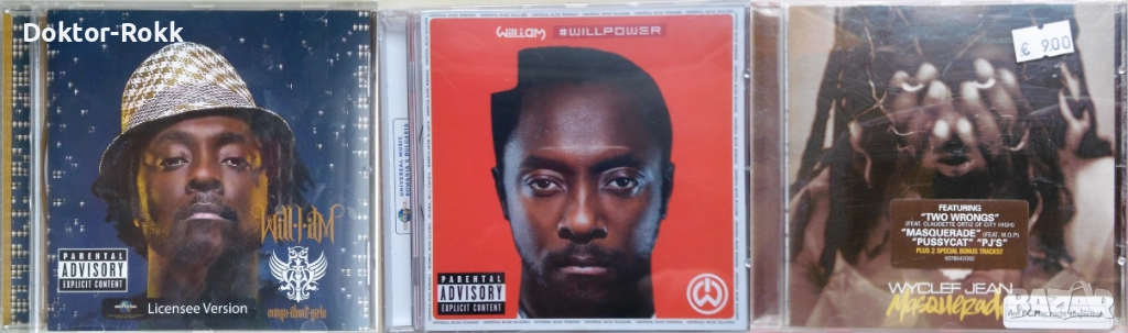 Will.I.Am + Wyclef Jean – оригинални дискове, снимка 1