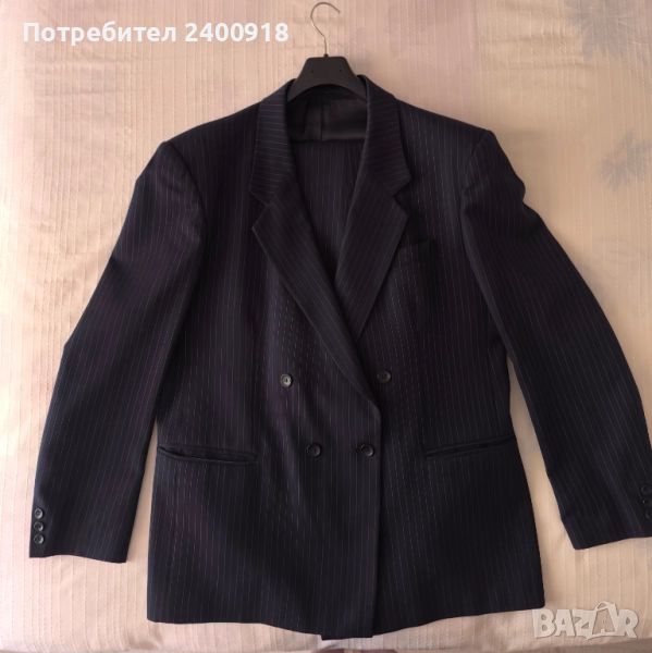Продавам вълнен мъжки костюм , снимка 1