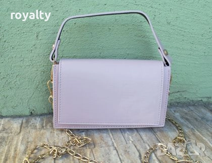 Лилава Дамска Чанта , снимка 1